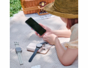 Adam Elements Vionta C2 Pro - Magnetická bezdrátová powerbanka pro iPhone/Apple Watch 10000 mAh krémová