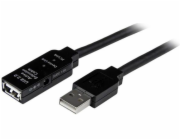 StarTech USB-A USB kabel – černý (USB2AAEXT35M)