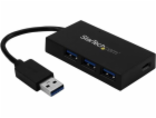 StarTech.com 4 Port USB 3.0 Hub, USB Type-A Hub with 1x U...