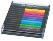 Faber-Castell Sada štětců Pitt Artist Pen, 12 základních barev Faber-Castell (267421 FC)
