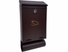 NoName Poštovní schránka York s tubou, hnědá, C5 (SKL YOR...