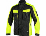 CXS Mikina/bunda CXS SIRIUS BRIGHTON ČERNĚ-ŽLUTÁ VELIKOST 58