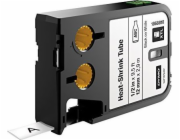 Dymo Smršťovací bužírka XTL 2,7 m, smršťovací bužírka (12 mm), pro kabely s min. 2,6 mm a max. 7,6 mm, černá na bílém podkladu, 1868810