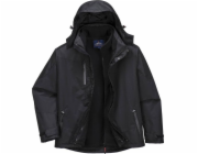 Unimet 3v1 zateplená bunda černá XXL (KUR S553 XXL)