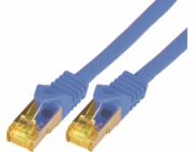 Mcab patchcord, Cat7, S-FTP, PIMF, LSZH, 10m, modrý (3742)