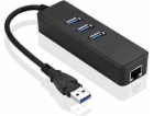 MicroConnect USB HUB 1x RJ-45 + 3x USB-A 3.0 (MC-USB3.0HU...