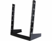 Startech 12U Open Frame Network Rack - 19" 2 Post Free Standing Desktop Rack for Computer, AV, Media, IT, Data & Server Room Equipment (RK12OD) - Rozvadec stojanový open frame - cerná - 12U - 19" - pr