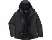 Unimet 3-v-1 IZOLOVANÁ BUNDA S553 ČERNÁ M