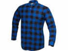 Unimet MODRÁ FLANELOVÁ KOŠILE POLSKÁ VELIKOST XXL