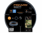 Fiskars Sada hadic Fiskars 1/2" 15m - Q4 + nástěnný držák FS1027678