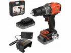 Black&Decker Akku-Schlagbohrschr. 18V 2x2Ah. Kof BCD383D2XK