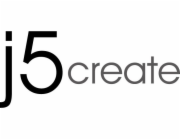 j5create USB HUB j5create JCD401 USB4™ Duální 4K víceportový hub, stříbrný, kabelový, USB 3.2 Gen 2 (3.1 Gen 2) typu C, 85 W, stříbrný, 10 Gb/s, 4K Ultra HD