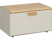 5five Kovová chlebnice SENSIA s bambusovým víkem