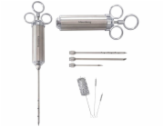 Klausberg OCELOVÝ INJEKTOR 60ML PRO NADĚLÁVÁNÍ MASA KB-7842