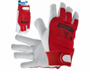 Geko Zimní pracovní rukavice pro montážní dělníky, kozí kůže, suchý zip vel. 8 (12/48)