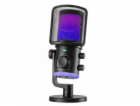 Fifine Studiový kondenzátorový mikrofon AM6 s RGB potlače...