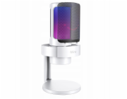 Fifine Herní studiový kondenzátorový mikrofon A8W AMPLIGAME USB RGB PnP