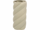 Atmosphera Keramická váza, vlnitá, béžová a zelená, Coby,...