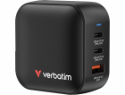 Verbatim GaN USB 3.0 nabíječka, USB C, šedá, 70W, vyměnit...