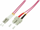 Molex PN Optický kabel LogiLink OM4 LC-SC 10,0 m fialový