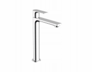 Hansgrohe Rebris E - Páková umyvadlová baterie 240 CoolStart pro umyvadlové mísy s odtokovou soupravou; chrom