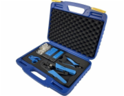 Alantec Sada nářadí Specializovaná sada instalačního nářadí v kufříku (tester, nůž LSA, krimpovací kleště, odizolovací kleště, řezačky) (NI059)