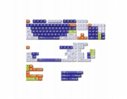 Nuphy - Y2K KDA Dye-sub PBT klávesy - Klávesy pro mechanickou klávesnici Beyond