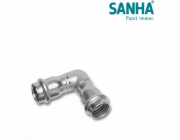 SANHA NiroSan-Press úhlové spojky 90° PxP 28