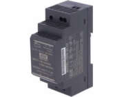 xxxx_ Premium Lux (Mojeledy) Drátový napájecí zdroj 24V DC 30W na DIN lištu černý ZS-24/30 Tech Controllers