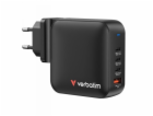 Verbatim GaN USB 3.0 nabíječka, USB C, šedá, 165 W, vyměn...