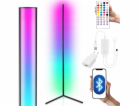 LIGHT4ME NÁSTĚNNÁ STOJAČOVÁ LAMPA 1 RGB LED bílá, bezdrát...