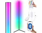 LIGHT4ME NÁSTĚNNÁ STOJAČOVÁ LAMPA 1 RGB LED bílá, bezdrátové dálkové ovládání