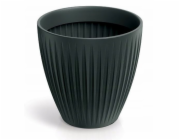 Prosperplast KULATÝ STŘEDNÍ KVĚTINÁČ LATIA - ANTRACIT