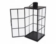 ProGarden Kovová lucerna na svíčku, 14,5 x 14,5 x 39 cm