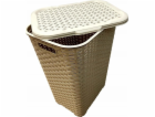 Katex Koš na prádlo.RATAN 60l-béžový 435x337x602 mm