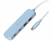 j5create JCH342EC USB 3.2 Gen 1 (3.1 Gen 1) Type-C 10000 Mbit/s Azurová