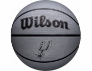 Wilson Míč NBA Team Tribute Solid San Antonio Spurs WZ4025427XB stříbrný 5