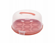 Atmosphera Přenosná krabička na dort nebo muffiny, 25 x 14 cm