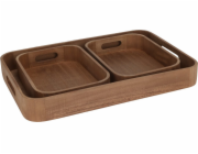 Home Styling Collection Servírovací tácy různých velikostí, 3 ks.