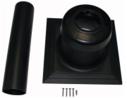 Poujoulat PLASTOVÝ KRYT KOMÍNOVÉ ŠACHTY DN80 S INTEGROVANÝM PŘÍVODEM VZDUCHU A ODVODEM SPALIN