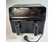 Tristar Horkovzdušná fritéza s dvojitým košem | FR-9026 | Výkon 2700 W | Objem 8 l | Černá