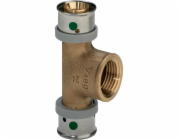 Viega T-kus 25 x 3/4 x 25 bronz / lesklý (DWZ) Trubková spojka