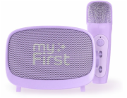 My First myFirst Voice 2 - karaoke sada pro děti - mikrofon a bezdrátový reproduktor s efekty úpravy zvuku (fialová)