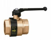 Caleffi BALLSTOP - Kulový kohout s vestavěnou zpětnou klapkou pro užitkovou vodu s pákovou rukojetí 1 1/2