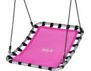 Nils NB5045 Houpačka Čapí hnízdo růžová NILS