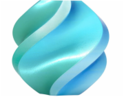 BambuLab Bambu Lab PLA Silk Dual Color Filament 1,75 mm 1 kg - součástí balení je opakovaně použitelná cívka - modrá havajská