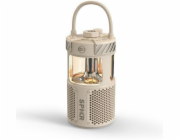 MEE audio Bezdrátový Bluetooth reproduktor LightSPKR, kempingová lampa s funkcí powerbanky - pouštní písek