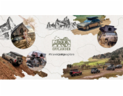 Offlander Kempingová pončo izolovaná, nepromokavá, zeleno-hnědá