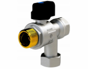 Arco SENA VA30 Rohový kulový kohout pro kotle 3/4 GW x 3/4 RN s filtrem, motýlkový kryt.