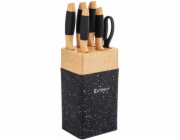 Elitehoff SADA KUCHYŇSKÝCH NŮŽŮ VE STOJANKU S BROUSKEM E-6267